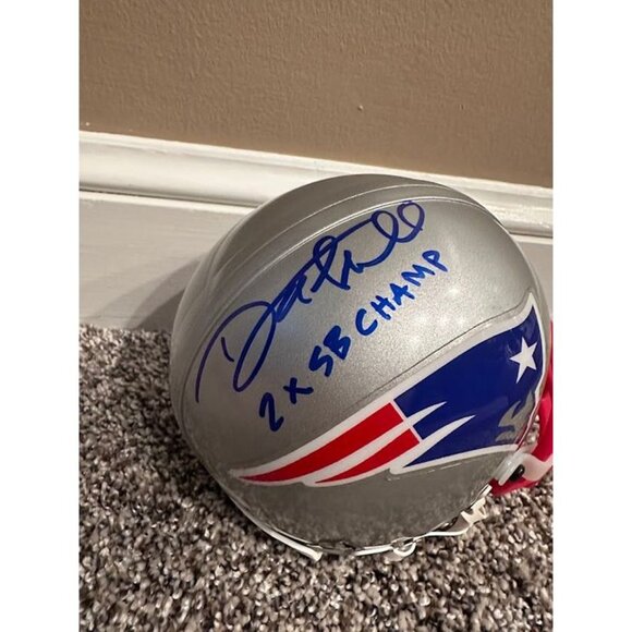 Danny Amendola signed inscribed autographed New England Patriots Mini Helmet JSA - Picture 2 of 4
